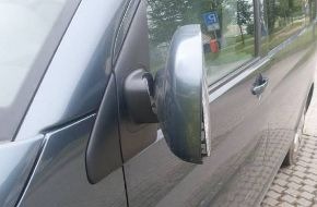 Polizeiinspektion Nienburg / Schaumburg: POL-NI: Spiegel beschädigt und geflüchtet