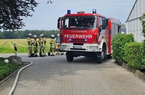 Feuerwehr Kleve: FW-KLE: Gebäudebrandbrand in Gärtnereibetrieb
