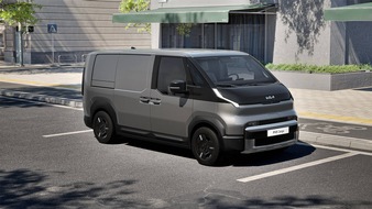 Kia Deutschland GmbH: Wegweisender E-Transporter: Kia PV5 Cargo ab sofort bestellbar