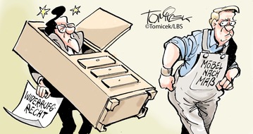 Bundesgesch&auml;ftsstelle Landesbausparkassen (LBS): M&ouml;bel nach Ma&szlig; / Widerrufsrecht ist in diesem Fall ausgeschlossen