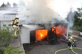 Polizeidirektion Mayen: POL-PDMY: Brand einer Garage in Mendig