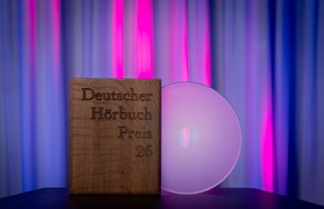 Deutscher H&ouml;rbuchpreis: Pressemitteilung des Vereins Deutscher H&ouml;rbuchpreis / Deutscher H&ouml;rbuchpreis 2026: 21 Nominierte im Finale / Preisverleihung am 10.3.2026 live auf WDR 5