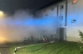 Feuerwehr Stolberg: FW-Stolberg: Wohnungsbrand in voller Ausdehnung