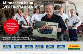Sächsische Lotto-GmbH: Der Vereinstausender ist zurück: 1.000 Euro für die Vereinskasse