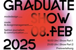 AMD Akademie Mode & Design: Modetrends von morgen: Einladung zur Graduate Fashionshow der AMD Akademie Mode & Design am 8. Februar in Hamburg