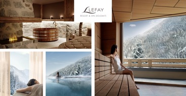 Schaffelhuber Communications: Weiße Weihnachten treffen auf Spa-Erlebnisse mit der Kraft der Kastanie - Winter-Packages im Lefay Resort & SPA Dolomiti