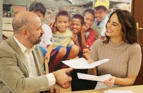 Fondation Terre des hommes: Miss Schweiz 2014 Laetitia Guarino ist neue Terre des hommes Gesundheitsbotschafterin