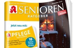 Wort & Bild Verlagsgruppe - Unternehmensmeldungen: Fortsetzung: Senioren Ratgeber bietet Pflege-Ratgeber auch 2020 an / 18-seitiger "Pflege-Ratgeber" wird von Lesern und Apothekern begeistert angenommen (FOTO)