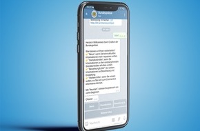 Bundespolizeidirektion Stuttgart: BPOLD S: Die Bundespolizei geht neue Wege - Erster Chatbot online