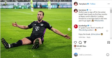 Skechers USA Deutschland GmbH: Harry Kane wird in Skechers zum Torschützen #1 in Europa