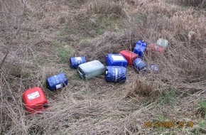 Polizeiinspektion Diepholz: POL-DH: --- Brockum - Kanister illegal entsorgt ---