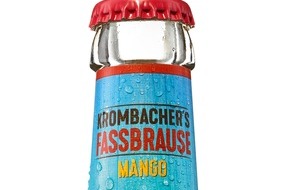 Krombacher Brauerei GmbH & Co.: Krombacher's Fassbrause startet mit neuer Sorte Mango und aufmerksamkeitsstarker Kampagne in den Sommer
