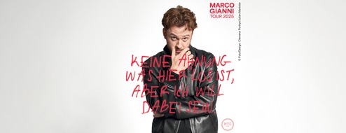 act entertainment ag: Marco Gianni - „Keine Ahnung, was hier los ist, aber ich will dabei sein“ | 18.12.25, Zürich + 19.12.25, Basel