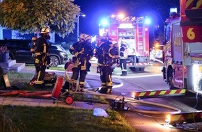 Feuerwehr Dortmund: FW-DO: Nächtlicher Wohnungsbrand in Dortmund Kurl