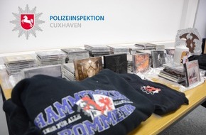 Polizeiinspektion Cuxhaven: POL-CUX: Staatsschutz ermittelt wegen Volksverhetzung - Polizei beschlagnahmt rechtsextremistische Tonträger
