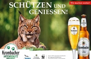 Krombacher Brauerei GmbH & Co.: Wir machen weiter! Krombacher Artenschutz-Projekt 2017 startet