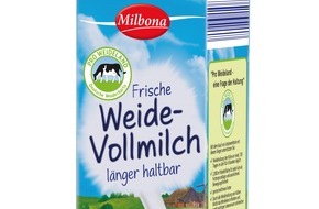 Lidl: Lidl Deutschland führt als erster Händler Weidemilch-Siegel ein / Ab Anfang Mai bietet Lidl in ausgewählten Regionen Weidemilch mit dem neuen Label "Pro Weideland" an