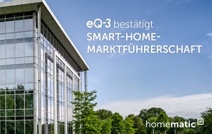 eQ-3 AG: eQ-3 bestätigt die Spitzenposition auf dem europäischen Smart-Home-Markt