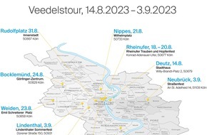 RheinEnergie AG: Treffpunkt Solar – Kölns Beratungszentrum geht auf Veedeltour