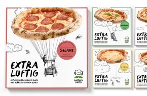 Gustavo Gusto GmbH & Co. KG: Gustavo Gusto: Premium-Tiefkühlpizzen nun auch im kleineren Format / Produktreihe mit fünf Pizzen / Neue Kreationen / Extra luftige Pizza mit hohem Rand und dünnem Boden