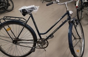 Polizeidirektion Lübeck: POL-HL: HL-Innenstadt / Fahrrad sichergestellt - Polizei sucht den Besitzer