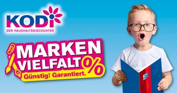 KODi Diskontläden GmbH: Große Auswahl: von Schulanfang bis Homeoffice!