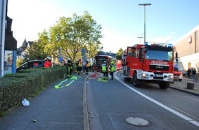 Feuerwehr Iserlohn: FW-MK: Verkehrsunfall auf dem Kurt-Schumacher-Ring