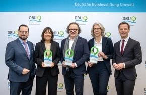 Deutsche Bundesstiftung Umwelt (DBU): "Ökologie ist Motor der Ökonomie" / DBU verleiht Deutschen Umweltpreis in Chemnitz