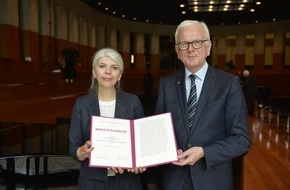 Konrad Adenauer Stiftung e. V.: Marica Bodrozic mit dem Adenauer-Literaturpreis ausgezeichnet