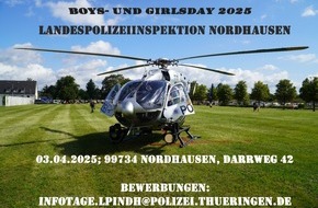 Landespolizeiinspektion Nordhausen: LPI-NDH: Boys- & Girlsday 2025