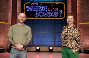 ARD Das Erste: Das Erste: Raten und Lachen: Annette Frier, Jürgen Vogel, Rüdiger Hoffmann und Ingo Oschmann bei "Wer weiß denn sowas?"/ Das Wissensquiz vom 1. bis 5. März 2021, um 18:00 Uhr im Ersten