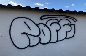 Polizeidirektion Landau: POL-PDLD: Germersheim OT Sondernheim - Sachbeschädigung durch Graffiti