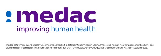 medac Gesellschaft für klinische Spezialpräparate mbH: Presseinformation medac: medac setzt mit neuer globaler Unternehmensmarke Maßstäbe