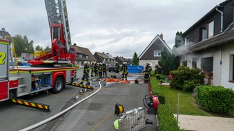 Feuerwehr Dortmund: FW-DO: Brand von Lithium-Akkus in Einfamilienhaus in Dortmund-Westrich