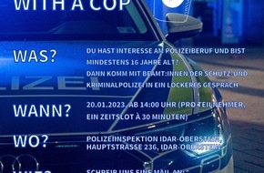 Polizeidirektion Trier: POL-PDTR: "Coffee with a cop" bei der Polizeiinspektion Idar-Oberstein