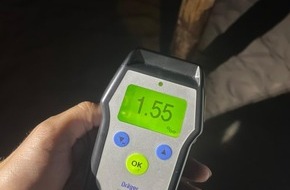 Polizeidirektion Flensburg: POL-FL: Unter Alkoholeinfluss am Strand festgefahren