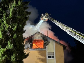 KFV Bodenseekreis: Hoher Sachschaden bei Wohnhausbrand
