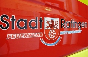 Feuerwehr Ratingen: FW Ratingen: Feuerwehr Ratingen unterstützt bei Brand in Hilden