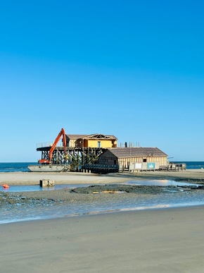 St. Peter-Ording: Abriss der alten Strandbar 54