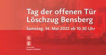 Feuerwehr Bergisch Gladbach: FW-GL: Einladung zum Tag der offenen Türe des Löschzuges Bensberg