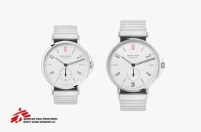 NOMOS Glashütte/SA Roland Schwertner KG: Presseinfo: Automatikuhr Ahoi von NOMOS Glashütte - jetzt in limitierter Auflage für Ärzte ohne Grenzen