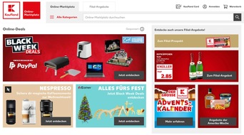 Kaufland: Kaufland.de startet Black Week mit hunderttausenden Angeboten