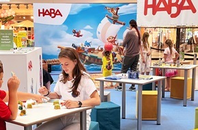 HABA FAMILYGROUP: Spiel und Spaß mit HABA: Spielwarenhersteller tourt bundesweit durch Einkaufszentren
