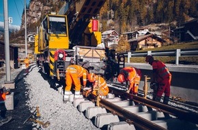 Matterhorn Gotthard Bahn / Gornergrat Bahn / BVZ Gruppe: Sperrungen auf dem Streckennetz der Matterhorn Gotthard Bahn (MGBahn) - Herbst 2024