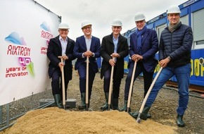 AIXTRON SE: AIXTRON startet Bau des neuen Innovationszentrums