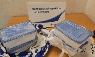 Bundespolizeiinspektion Bad Bentheim: BPOL-BadBentheim: Amphetamin im Wert von rund 40.000 Euro in herrenlosem Koffer