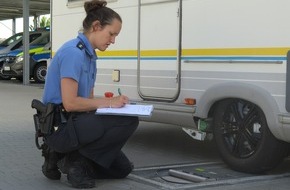 Polizeipräsidium Mittelhessen - Pressestelle Wetterau: POL-WE: + Regionaler Verkehrsdienst Wetterau lädt zur Aktion "Safe Holiday" - Service für Campingurlauber +