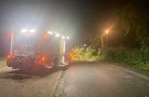 Freiwillige Feuerwehr Celle: FW Celle: Einsatzreiche Nacht f&uuml;r die Feuerwehr Celle - mehrere Sturm- und Brandeins&auml;tze
