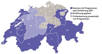 Krebsliga Schweiz: Dickdarmkrebsvorsorge: Einheitliche Qualitätsstandards für die Schweiz in Kraft getreten