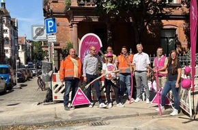 Deutsche Telekom AG: Spatenstich: Telekom startet Glasfaserausbau in der Heidelberger Weststadt